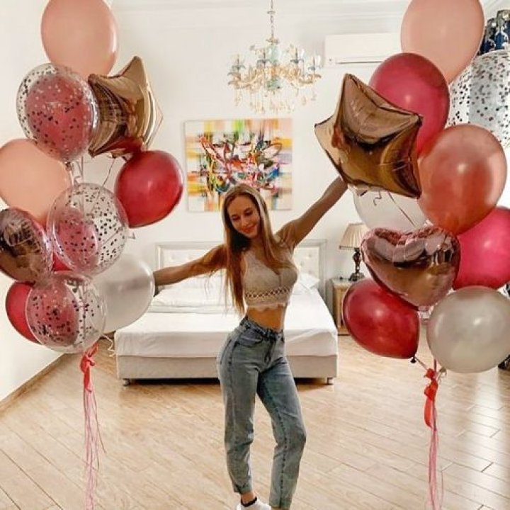 Фонтаны шаров "Селебрити" в Саратове