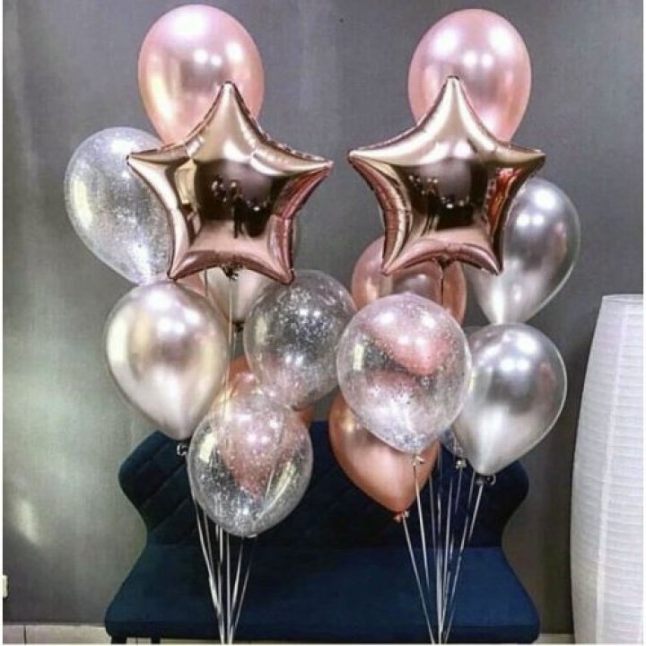 Фонтаны шаров "Дубль старт" в Саратове