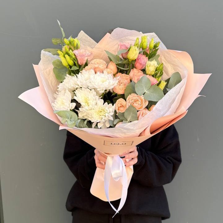 Букет "Персиковая нежность" в Саратове