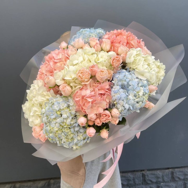 Дуо гортензии и бомбастик в Саратове