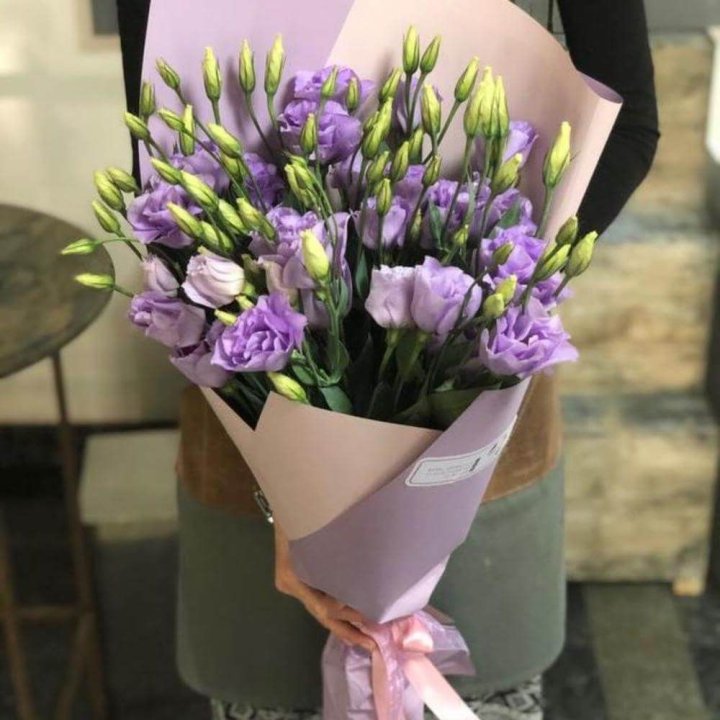 Букет эустом "Лило" в Саратове