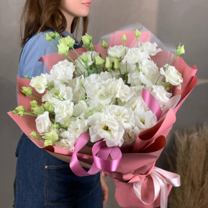 Букет эустом "Пудра" в Саратове