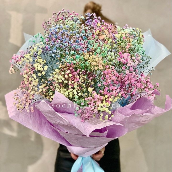 Радужные гипсофилы №2 в Саратове