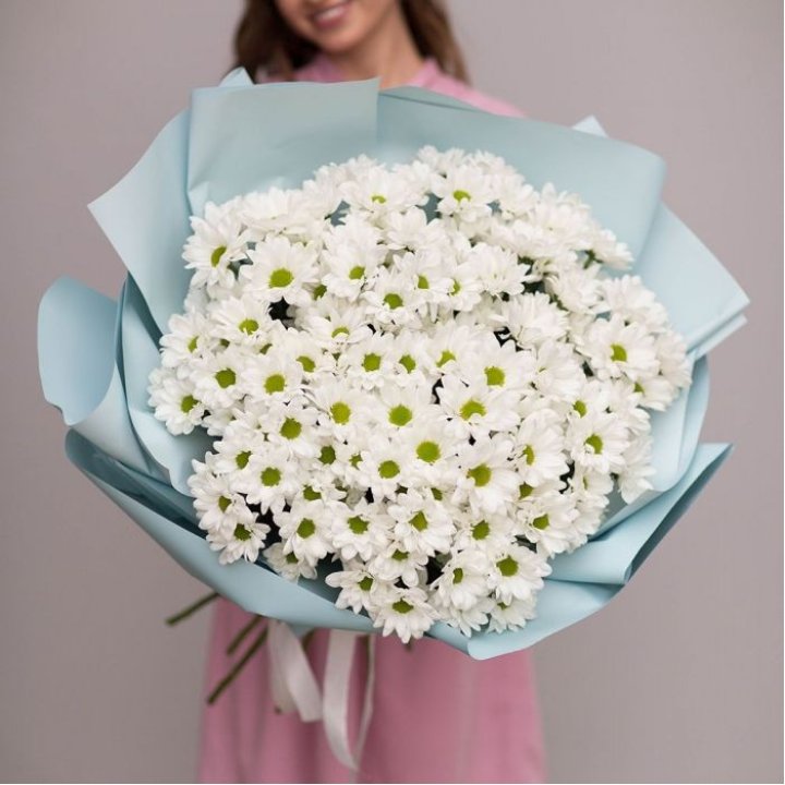  Букет хризантем "Бон-бон" в Саратове