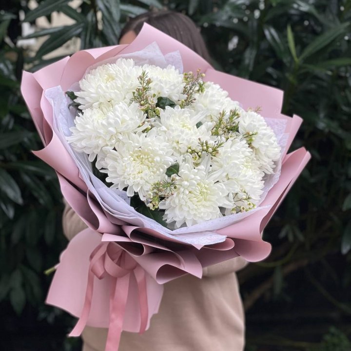 Букет хризантем №1 в Саратове