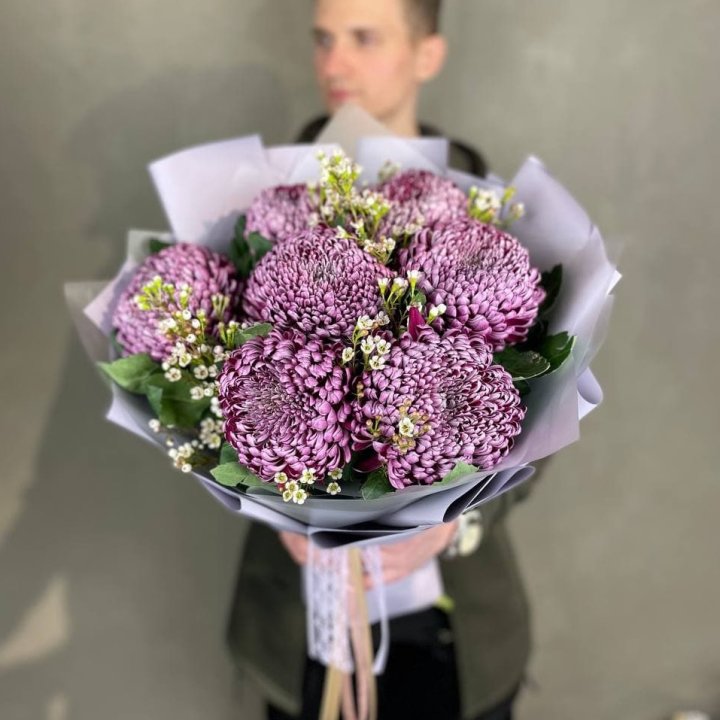 Букет хризантем "Палермо" в Саратове