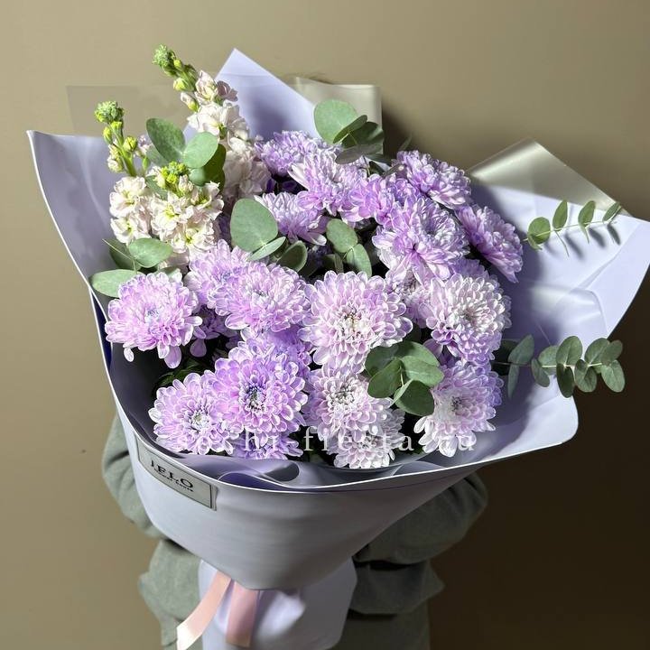 Дуо хризантема и маттиола в Саратове