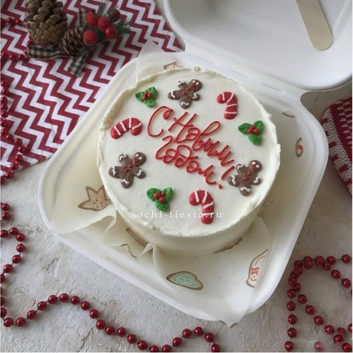 Бенто-торт "С Новым Годом!" в Саратове