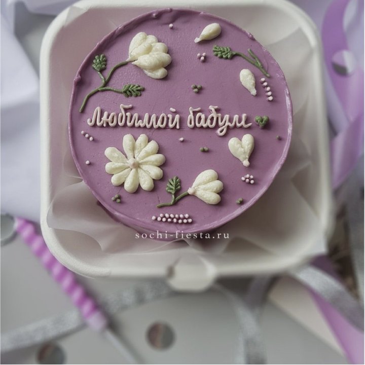 Бенто-торт "Любимой бабуле" в Саратове