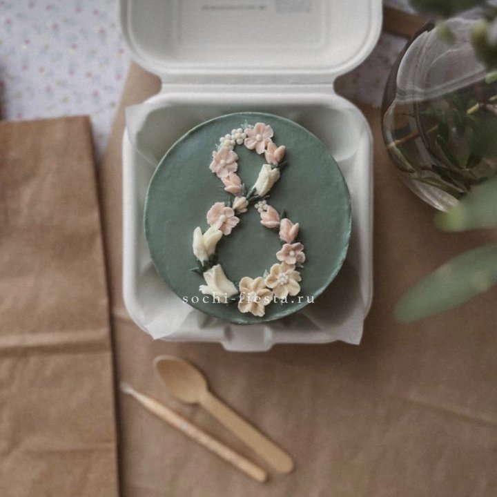 Бенто-торт "8 марта" green  в Саратове