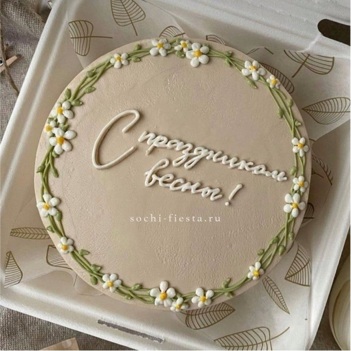 Бенто-торт "C праздником весны!"  в Саратове