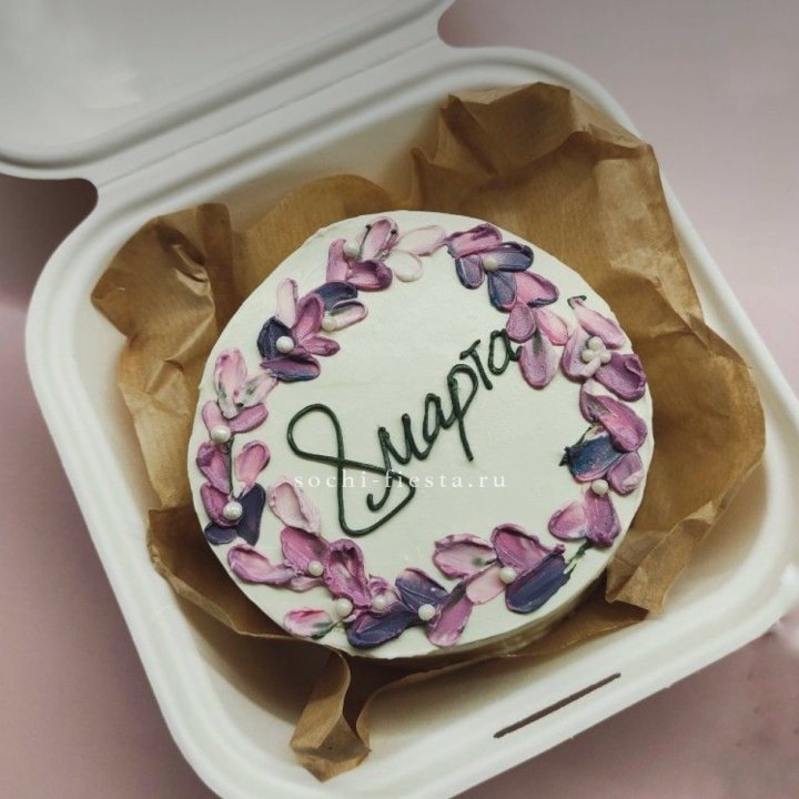 Бенто-торт "8 марта цветы"  в Саратове