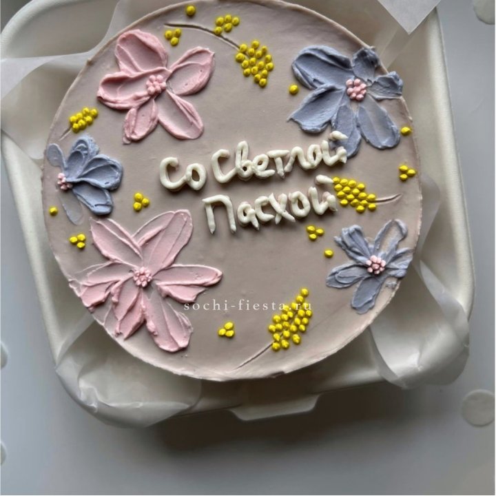 Бенто-торт "Светлой Пасхи" 3 в Саратове