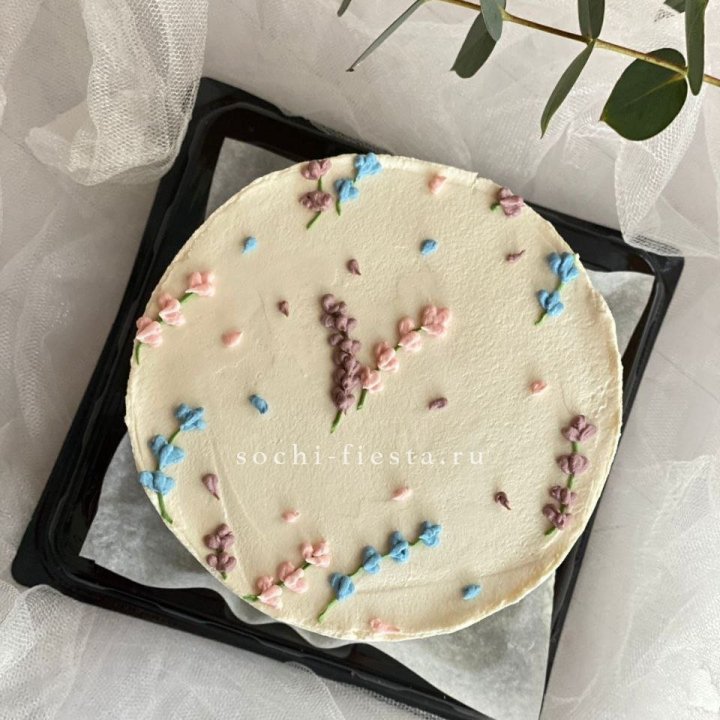 Бенто-торт "Лаванда" в Саратове