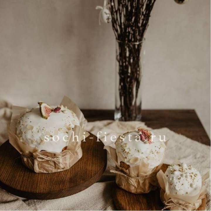 Кулич мини с изюмом в Саратове