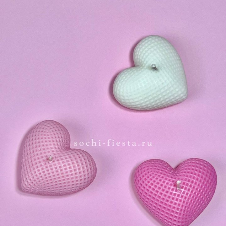 Набор свеч сердец в Саратове