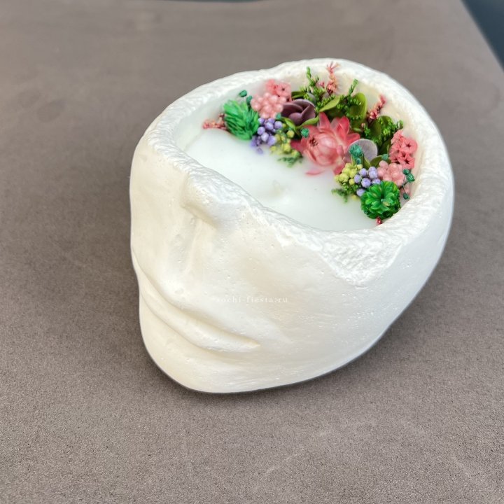 Свеча ароматическая в гипсе  в Саратове