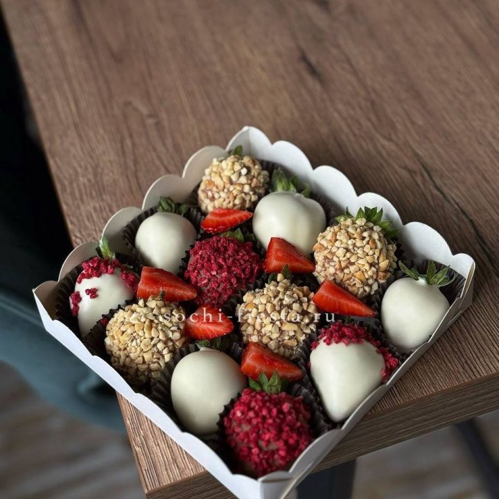 Клубника в шоколаде 12 ягод №2 в Саратове