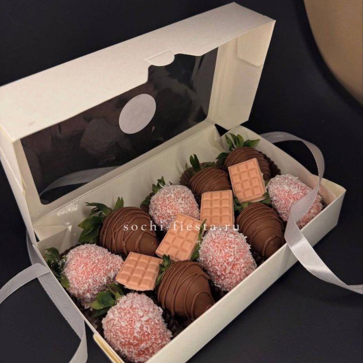 Клубника в шоколаде 10 ягод №2 в Саратове
