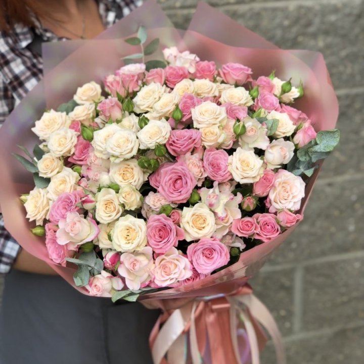 21 кустовая роза в Саратове