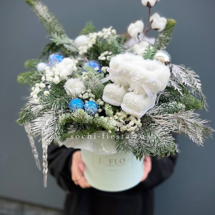 Новогодний бокс "Ботс блю" в Саратове