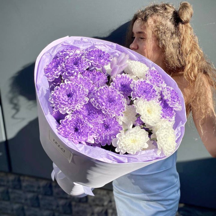  Букет хризантем "Сирена" в Саратове