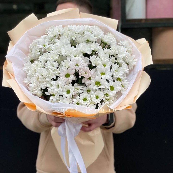  Букет хризантем в Саратове