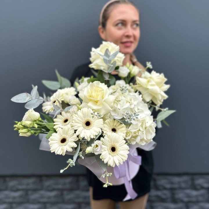 Цветочный бокс "Лавандовый сон" в Саратове