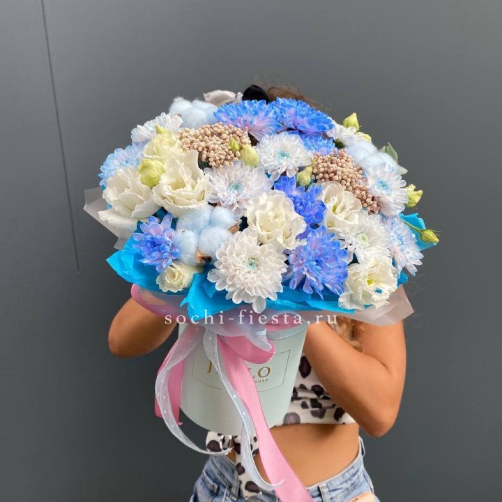 Коробка цветов  " Облако" в Саратове