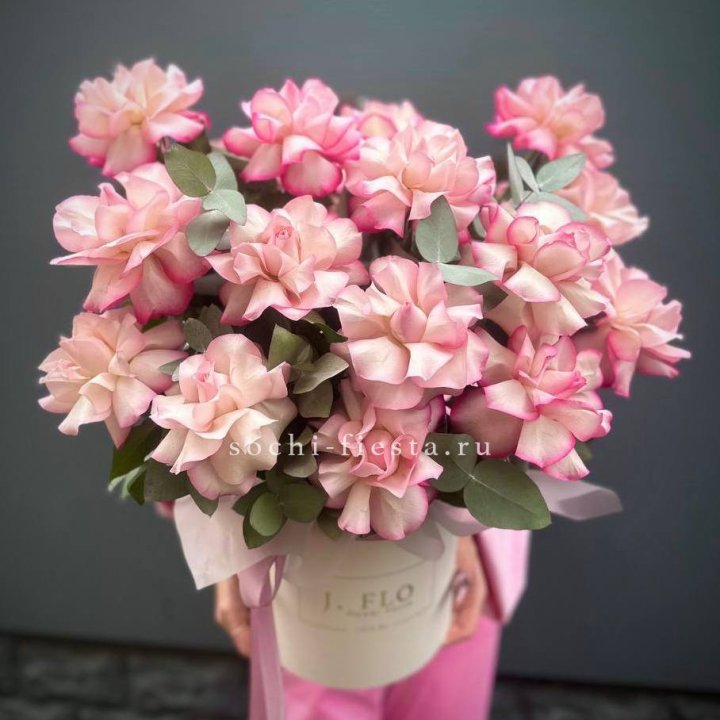 17 Французских  роз Венди в боксе в Саратове