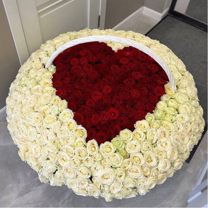 501 роза сердце в Саратове