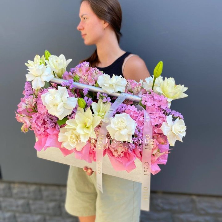 Большой бокс розовый в Саратове