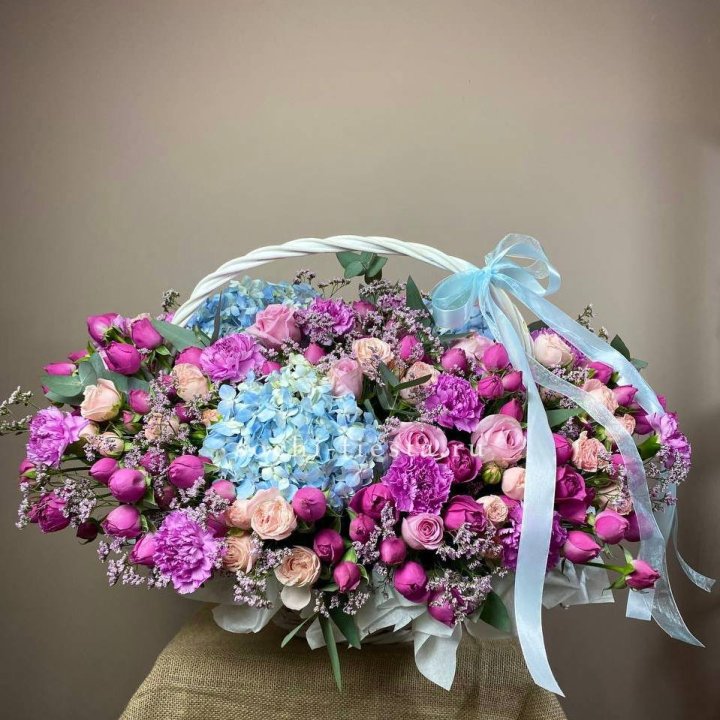 Авторская корзина "Лавандерия" в Саратове