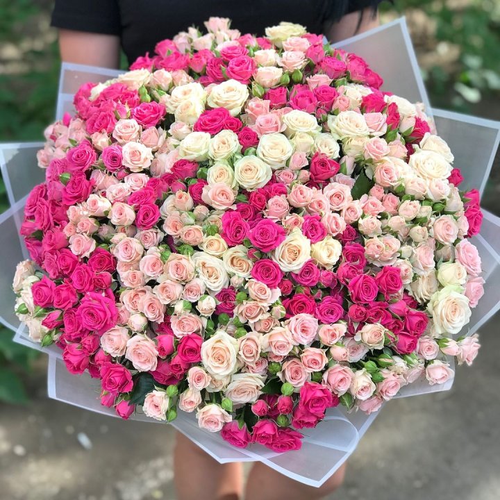 101 кустовая роза в Саратове