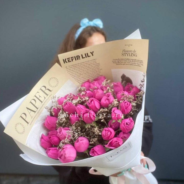 Пионовидные розы баблс №3 в Саратове