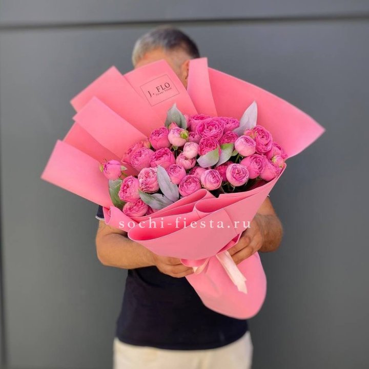 Пионовидные розы баблс №2 в Саратове