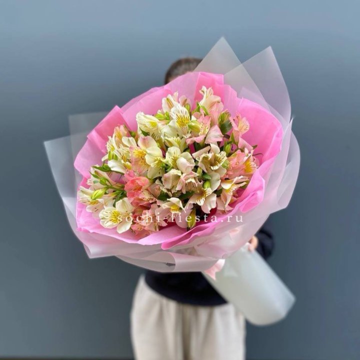 букет альстромерий "Черри" в Саратове