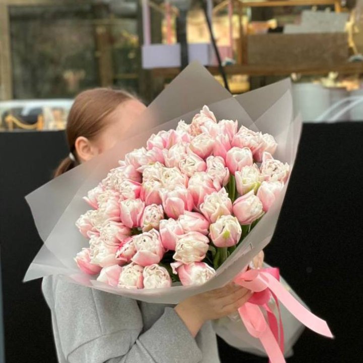 51 нежный тюльпан в Саратове