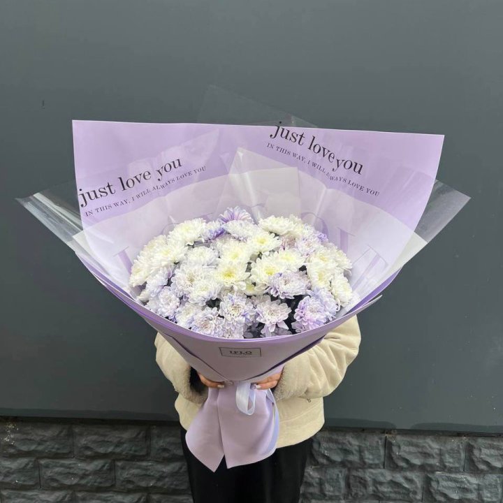 9 воздушных хризантем в Саратове