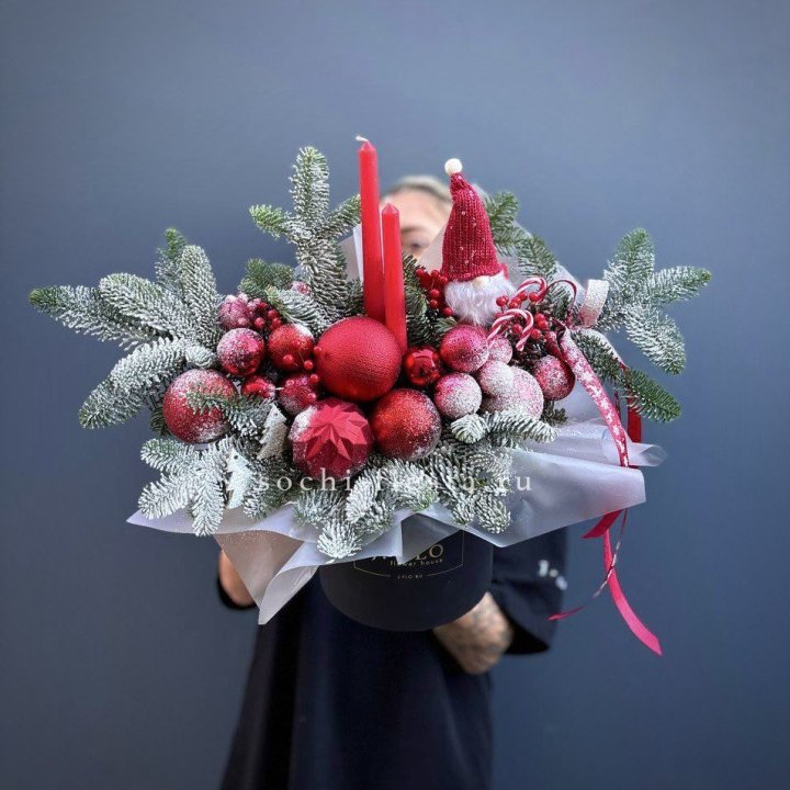 Композиция "Мери крисмас ред" в Саратове