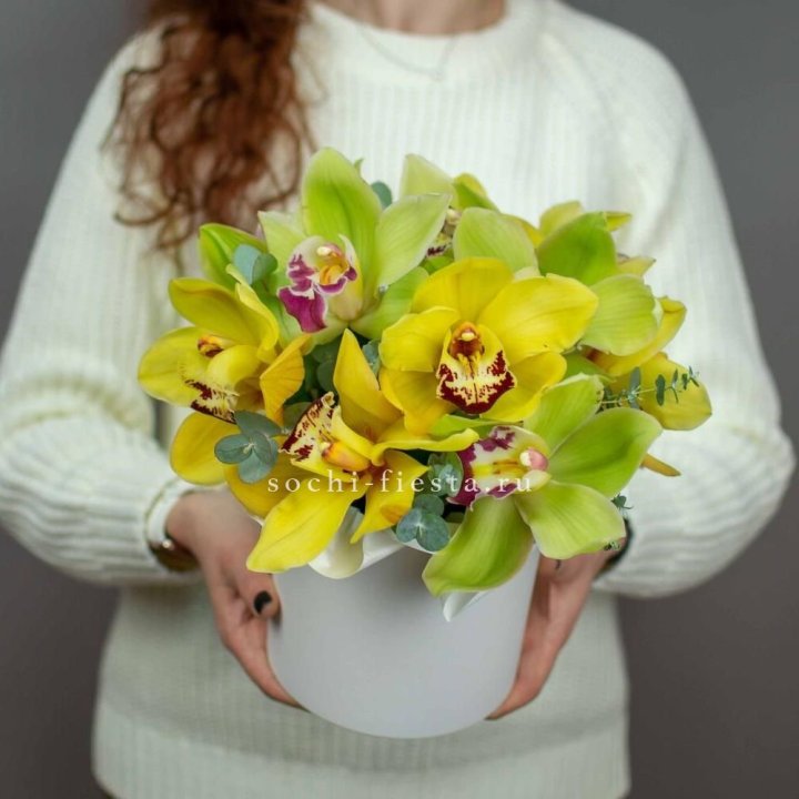 Бокс с орхидей №1 в Саратове