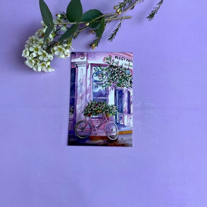 Открытка к букету "Розовый" в Саратове