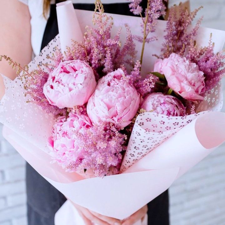 Букет пионов "Мелиса" в Саратове