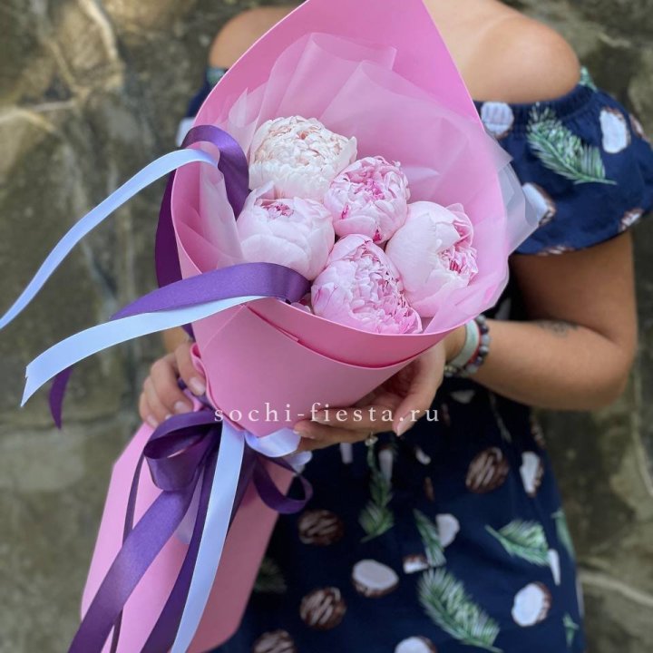 Букет пионов "НАЙ" в Саратове