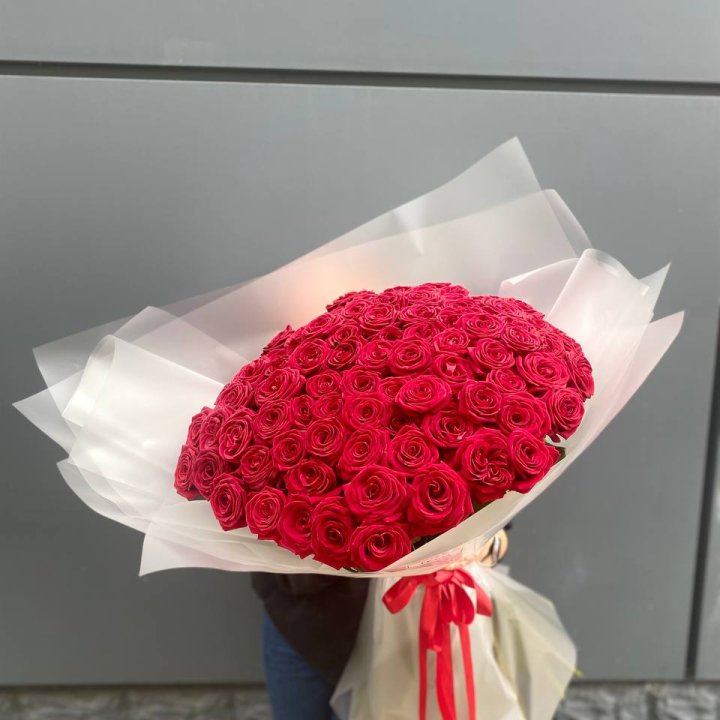 101 высокая роза в Саратове