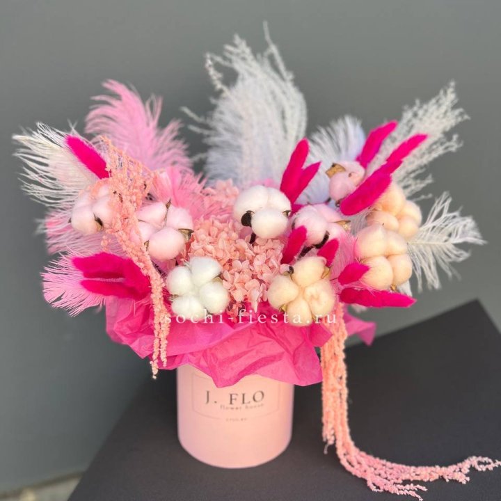 Авторский бокс с сухоцветами №1 в Саратове