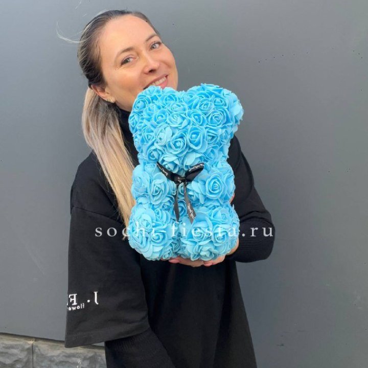 Игрушка медведь голубая в Саратове