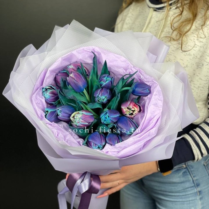 Букет тюльпанов "Пандора" в Саратове