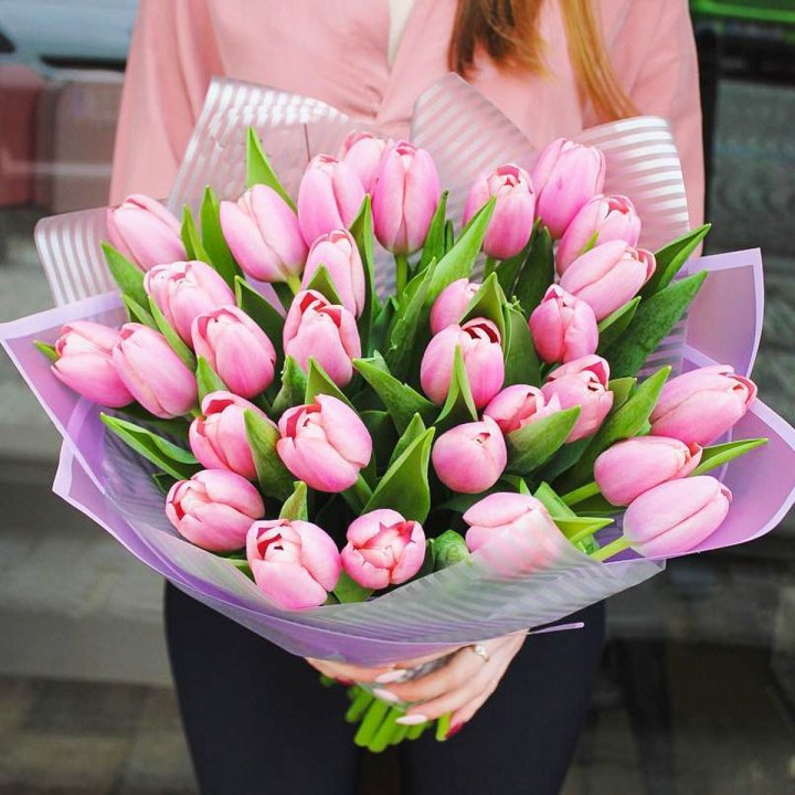 25 тюльпанов "Айс крем" в Саратове