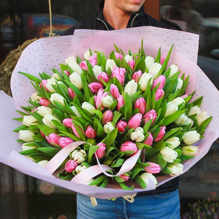 101 тюльпан микс в Саратове